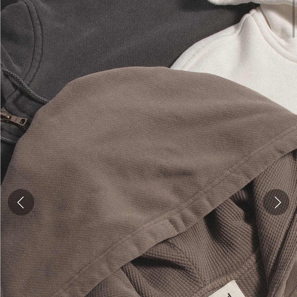Elwood Babydoll Crop Zip Hoodie - Picture 7 of 8